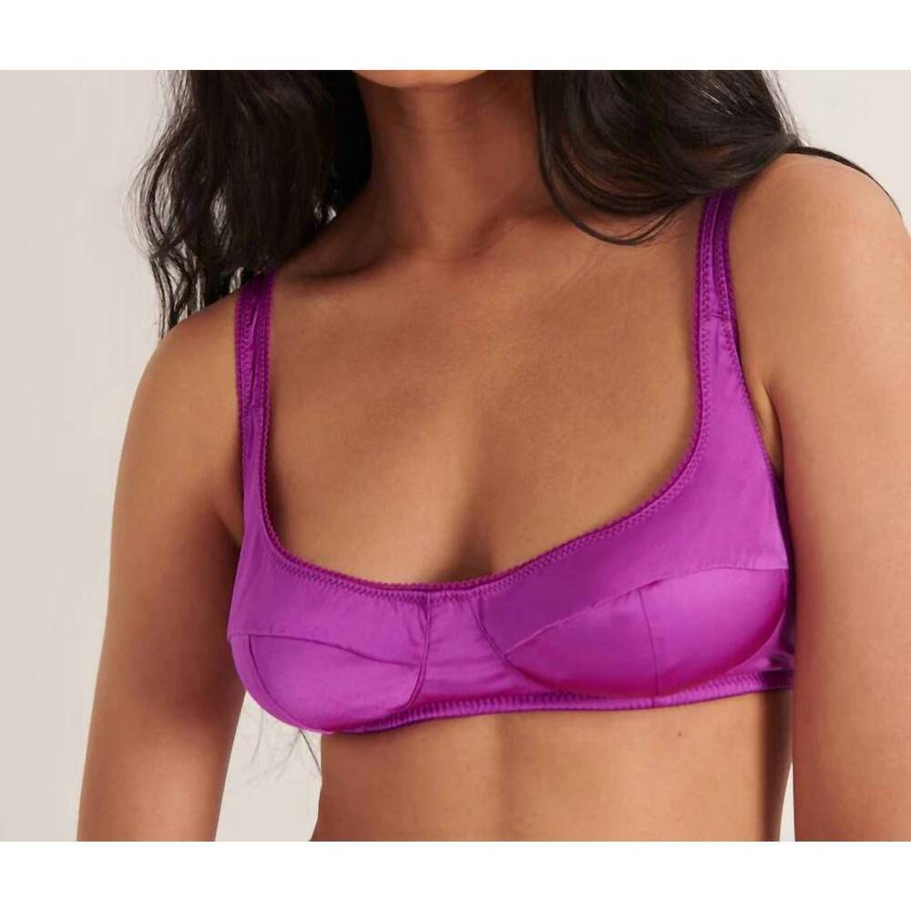 NEW ARAKS penelope side cup bralette in orchid